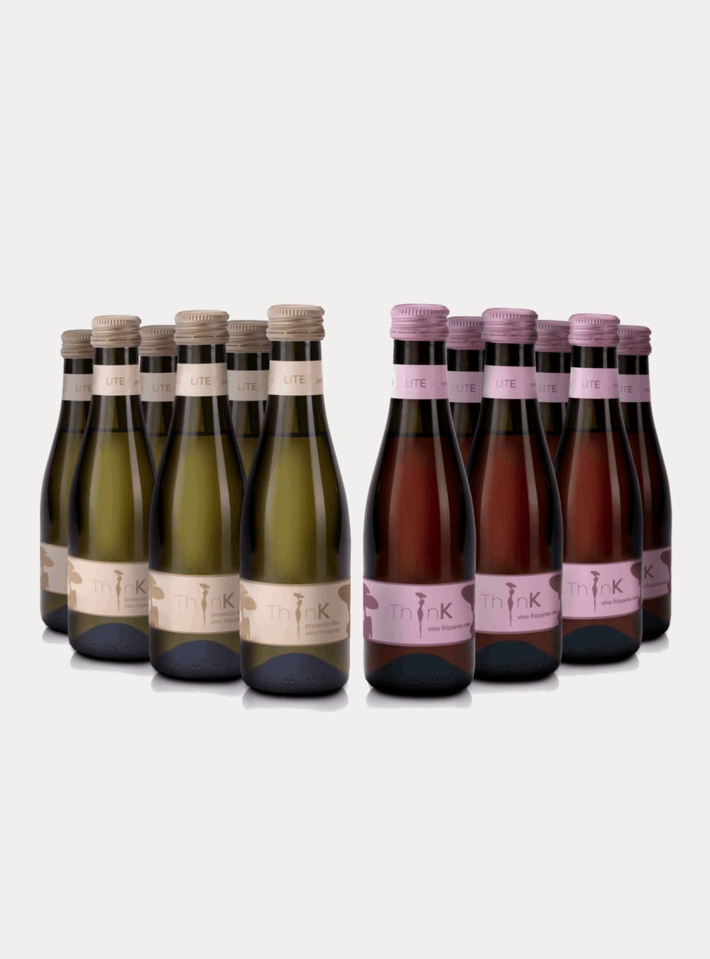 Organic Vegan Piccino Frizzante Prosecco & Sparkling Rosé (12x200ml)