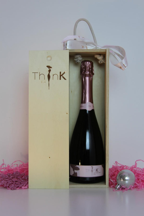 ThinK Bottle in ThinK Branded Wooden Box