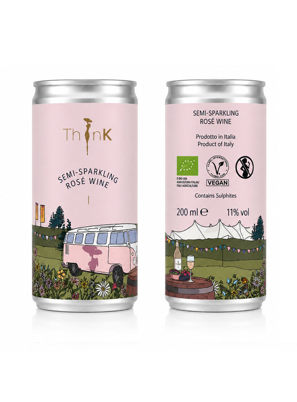 Organic Sparkling Rosé Can x 12