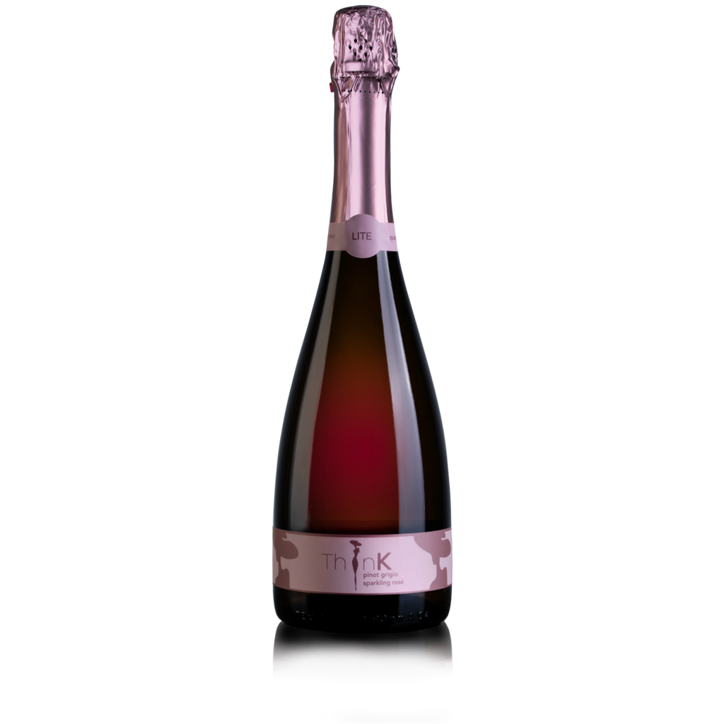 A bottle of 75cl Organic Vegan Sparkling Rosé