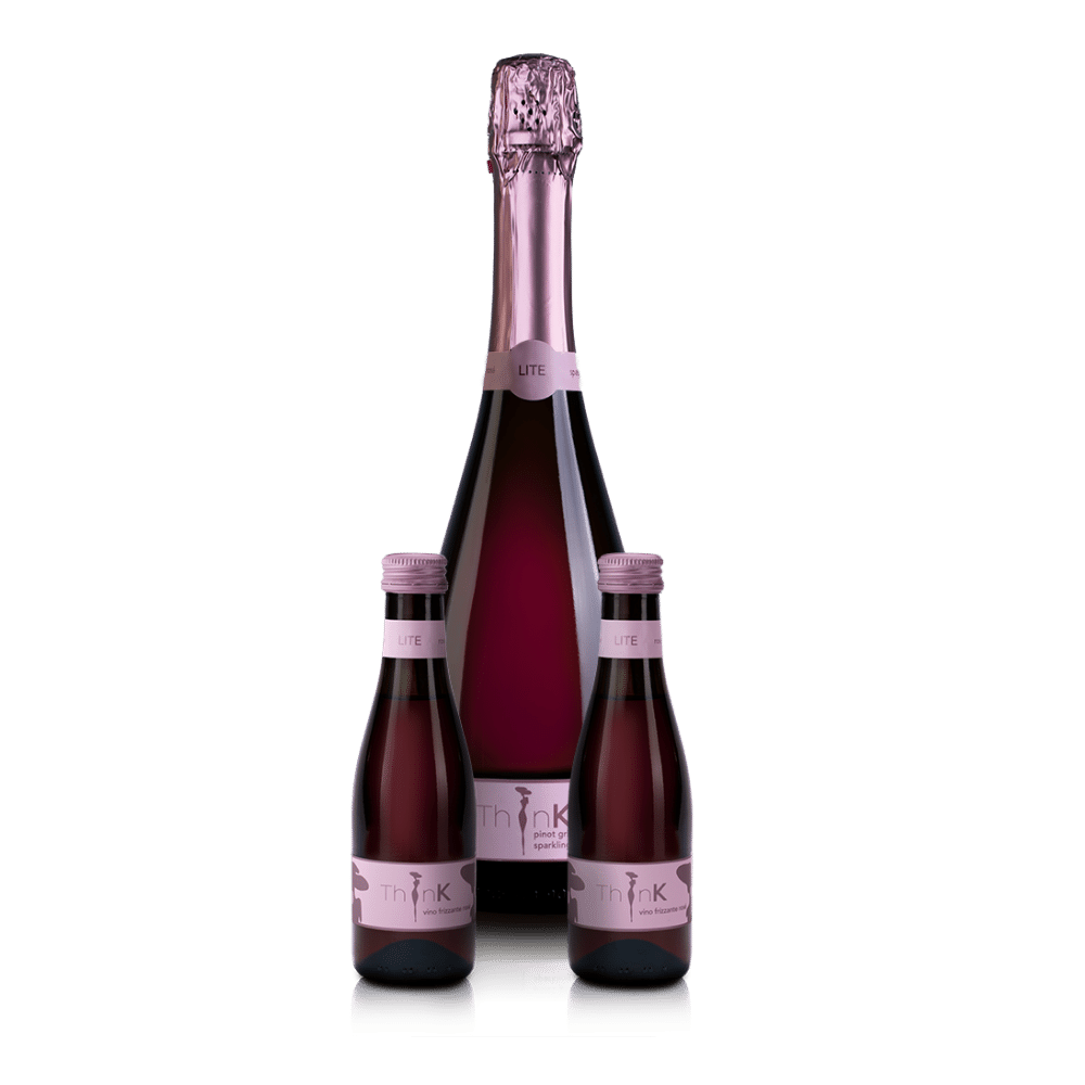 Organic Vegan Sparkling Rosé (1x75cl and 2x200ml)