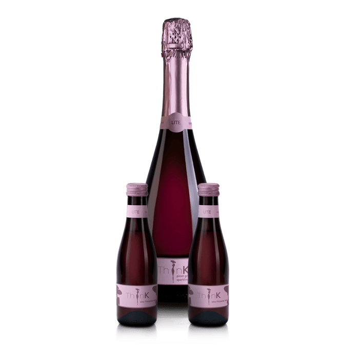 Organic Vegan Sparkling Rosé (1x75cl and 2x200ml)